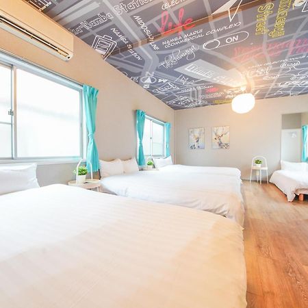 Sanacion Namba 難波千日前の5Ldk120平米 駅徒歩2分 広々バルコニーでバーベキューも可能 Apartman Oszaka Kültér fotó